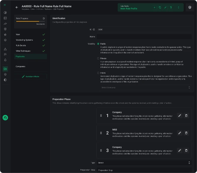 Incident response playbooks